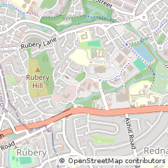 Map of Birmingham, West Midlands