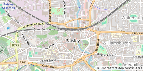 Map of Paisley