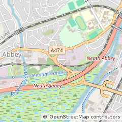 Map of Neath, Glamorgan