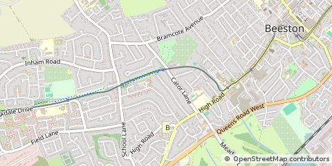 Map of Nottingham, Nottinghamshire