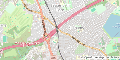 Map of Manchester