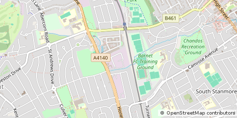 Map of Stanmore