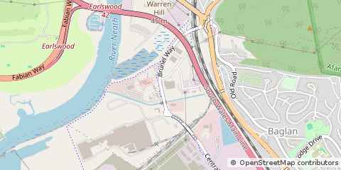 Map of Baglan
