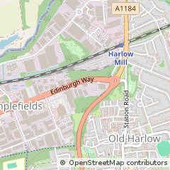 Map of Harlow, Essex