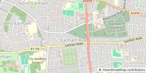 Map of Norwich, Norfolk