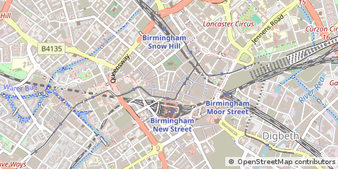 Map of Birmingham