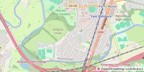 Map of Manchester