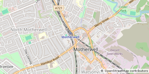 Map of Motherwell