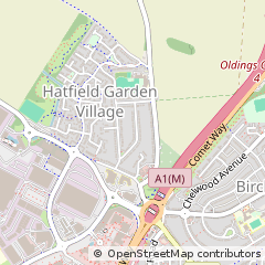 Map of Hatfield