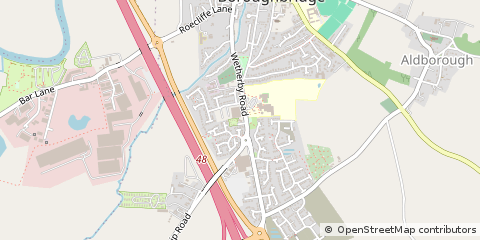 Map of Boroughbridge, North Yorkshire