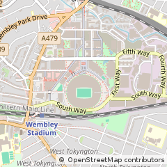 Map of Wembley, London