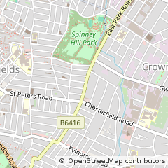 Map of Leicester