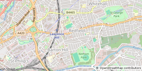 Map of Bristol