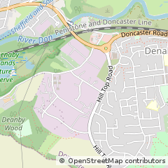 Map of Doncaster, South Yorkshire