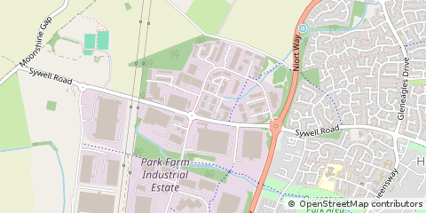 Map of Wellingborough, Northamptonshire