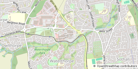 Map of Sheffield
