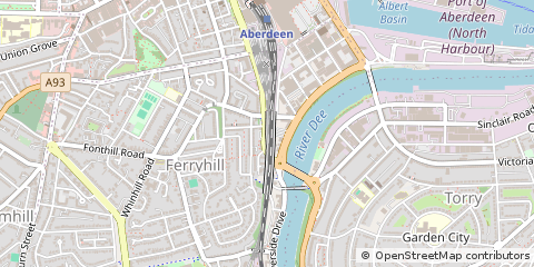 Map of Aberdeen
