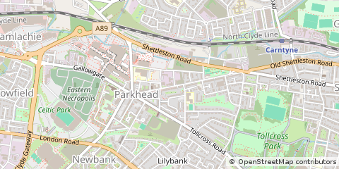 Map of Glasgow