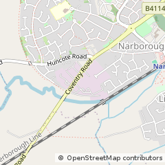 Map of Leicester, Leicestershire