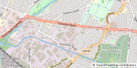 Map of Birmingham