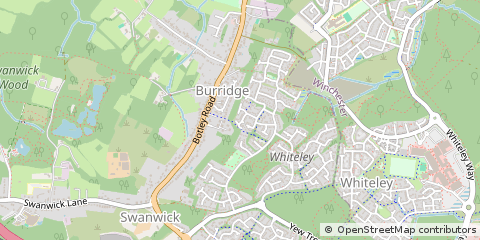 Map of Fareham