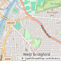 Map of Nottingham
