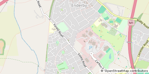 Map of Leicester