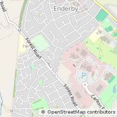Map of Leicester