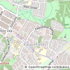 Map of Runcorn, Cheshire