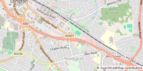 Map of Stoke-on-Trent
