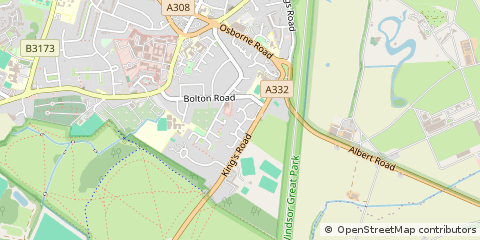 Map of Windsor, Berkshire