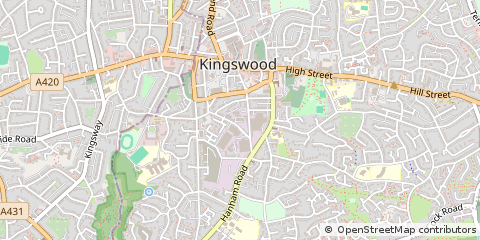 Map of Kingswood, Bristol