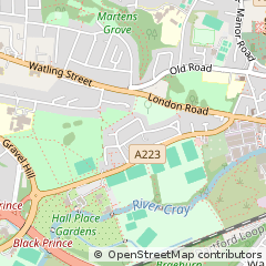 Map of Bexley