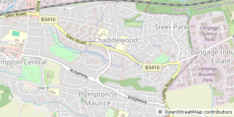 Map of Plymouth, Devon