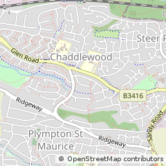 Map of Plymouth, Devon