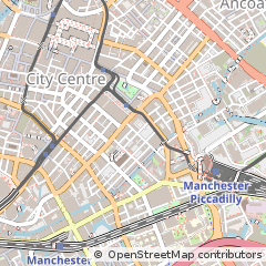 Map of Manchester