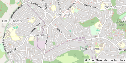 Map of Reading