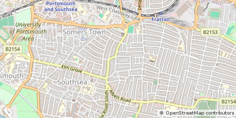 Map of Portsmouth, Hampshire