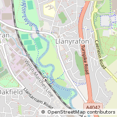 Map of Cwmbran, Torfaen