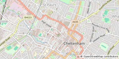 Map of Cheltenham