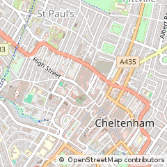 Map of Cheltenham