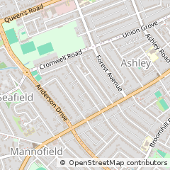 Map of Aberdeen, Aberdeenshire
