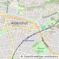 Map of Aldershot, West Midlands