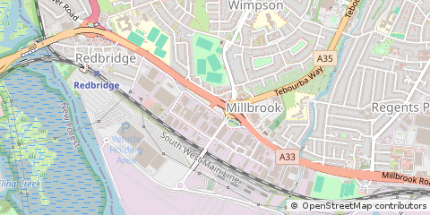 Map of Southampton, Hampshire