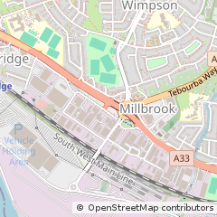 Map of Southampton, Hampshire