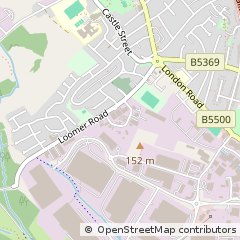 Map of Newcastle, Staffordshire