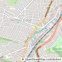 Map of Sheffield