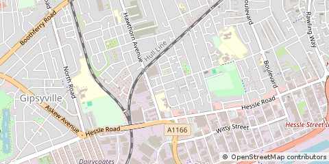 Map of Hull