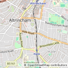 Map of Hale, Cheshire