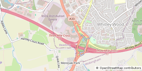 Map of Reading, Berkshire